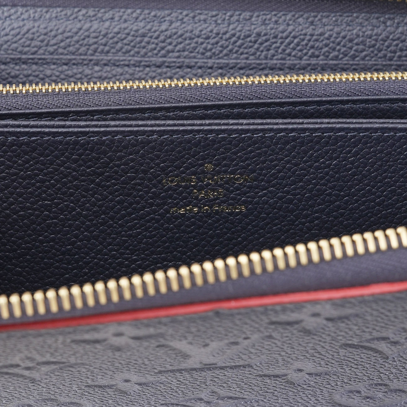 LOUIS VUITTON(USED)루이비통 앙프렝뜨 지퍼 장지갑